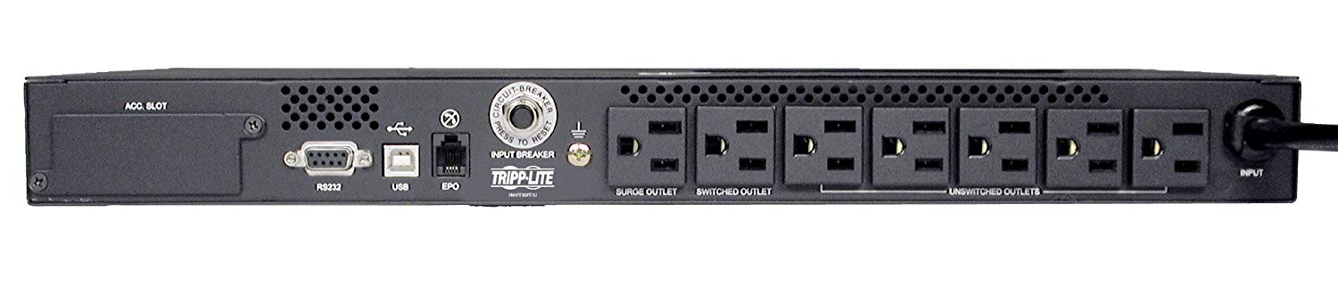 TRIPP LITE 1U 7-OUTLET 'SMART-PRO' LINE-INTERACTIVE UPS (300W